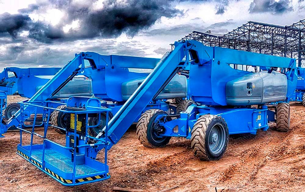 Telematika pro mobilní zvedací plošiny